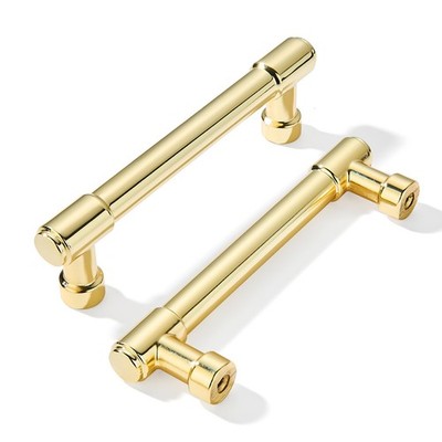 khtumeware 10 Pack 3.5Inch89mm Polished Brass Cabinet Pulls Ki...