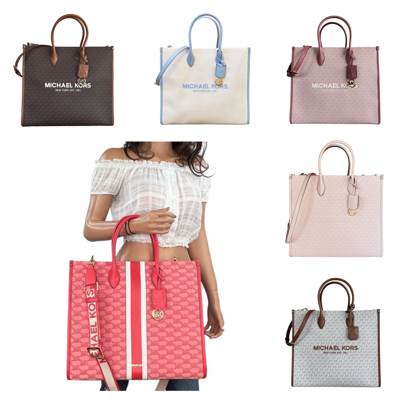 Michael Kors マイケルコース MIRELLA MD EW TOTE MIRELLA MD EW TOTE トートバッグ | マイケル・コース(Michael