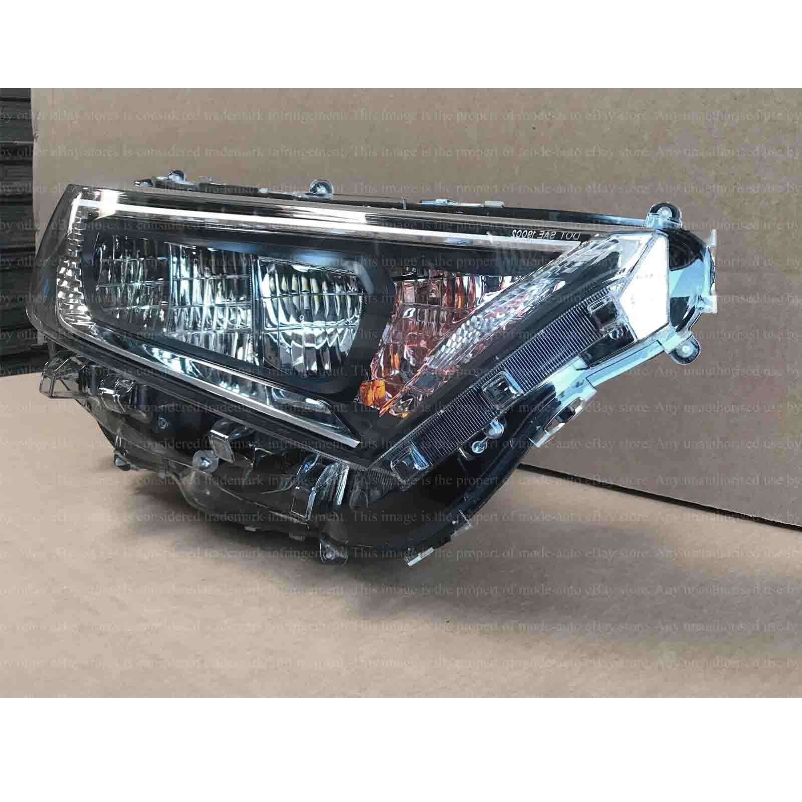 LED Headlight Replacement for 2019 2022 Toyota RAV4 LE XLE Chrome Passenger Side - Picture 3 of 6