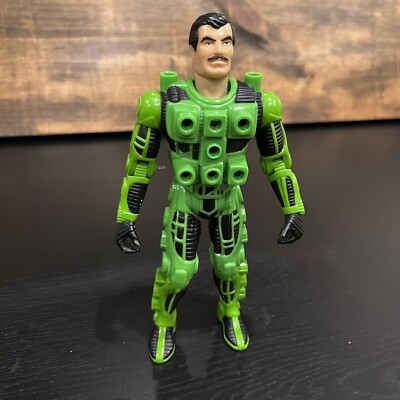Vintage Max Ray by Kenner / The Centurions  / 7'' Action Figure Toy / 1986 Green
