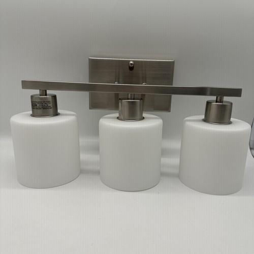Bathroom Lighting Fixtures Over Mirror Anti-Rust 3-Light Bru