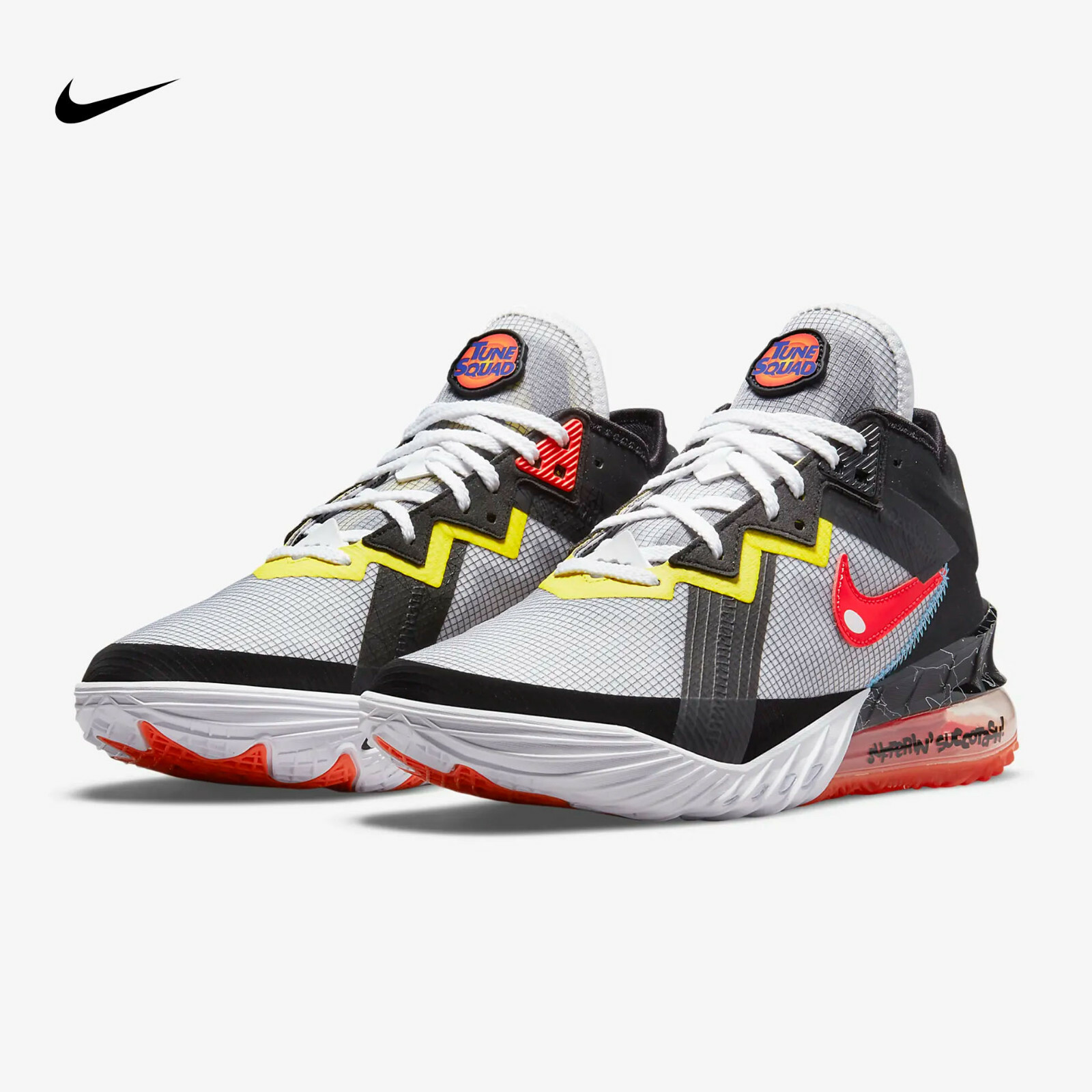 Nike LeBron 18 Low 限定品　18cm Nike LeBron XVIII Low EP 18 James Bugs vs Marvin Grey Men