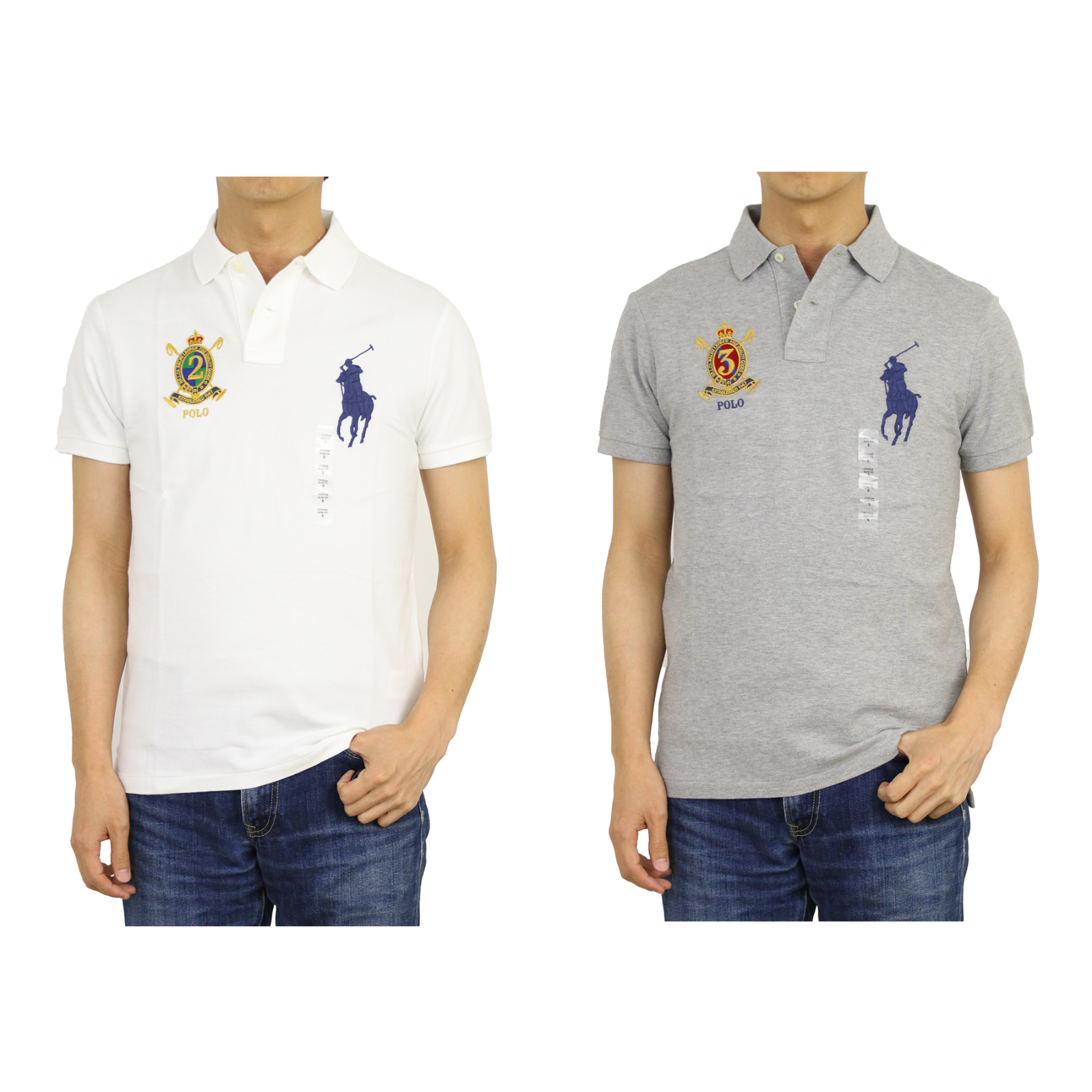 

Рубашка поло приталенного кроя с короткими рукавами и эмблемой Polo Ralph Lauren Big Pony BP