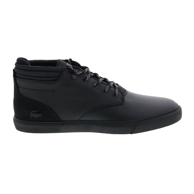 

Lacoste Esparre Chukka 0320 1 Мужские черные кожаные кроссовки Lifestyle Обувь, Черный, Lacoste Esparre Chukka 0320 1