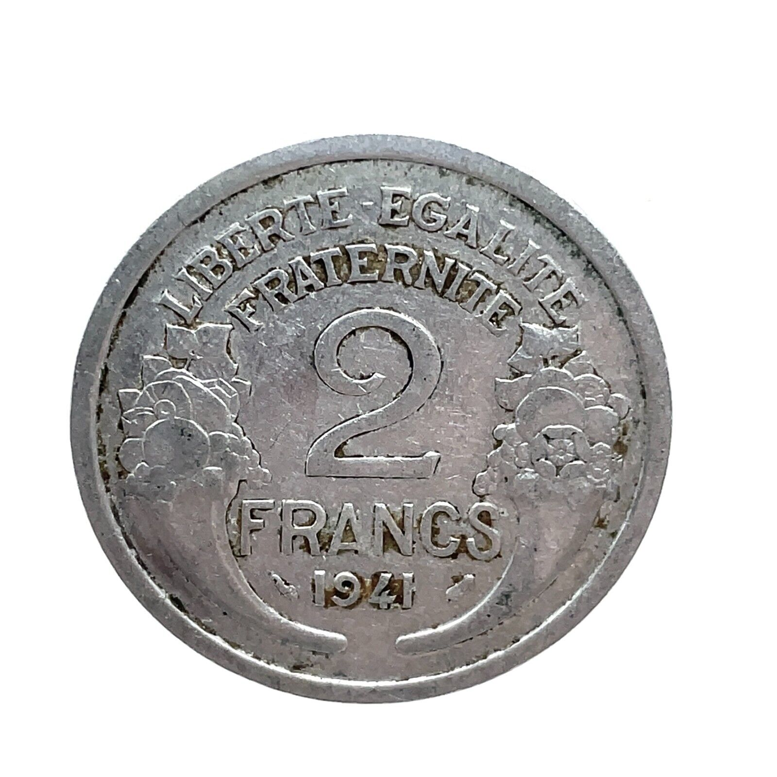 1941 France Coin 2 Francs French Collectible Aluminum Coin KM# 886a.1 | eBay 1941 France Coin 2 Francs French Collectible Aluminum Coin KM# 886a.1 | eBay