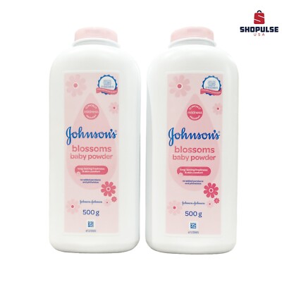 Johnson's Baby Powder Blossom TALC 500g / 17.6 oz (Pack of 2)