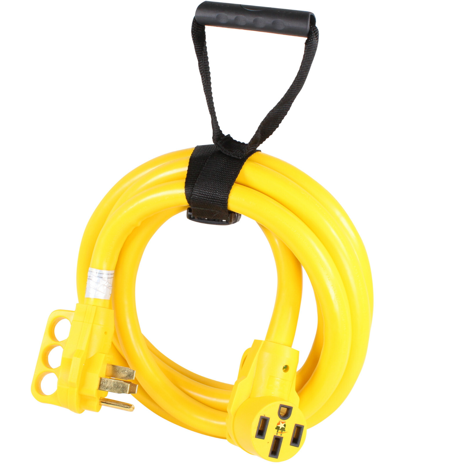 15 FT 50 Amp RV Extension Cord Power Supply Cable 6 AWG Motorhome Camper 15 Feet