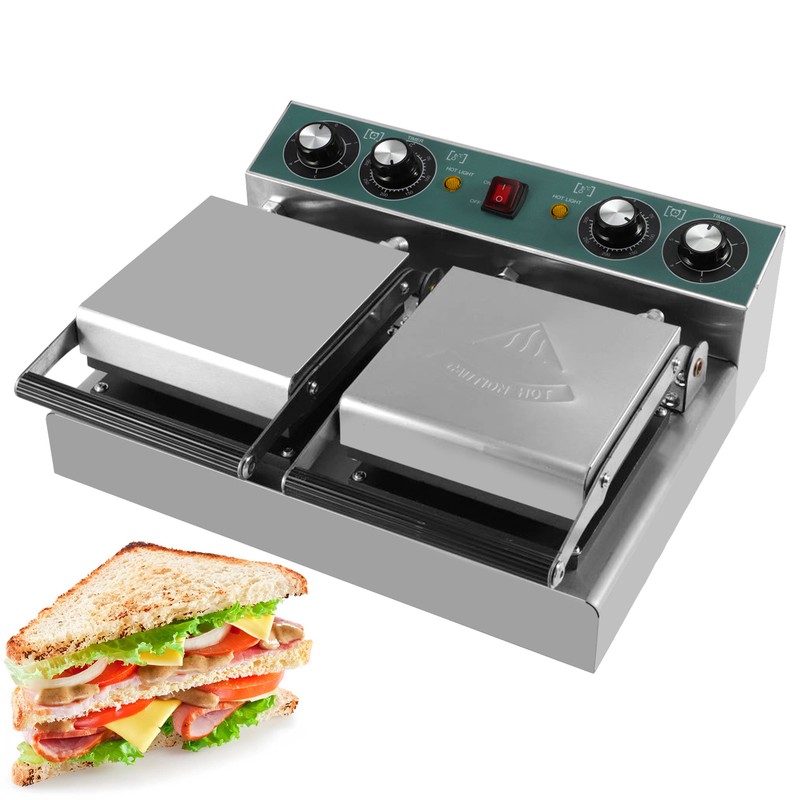 2000W Commercial Sandwich Maker Electric Sandwich Toaster Machine