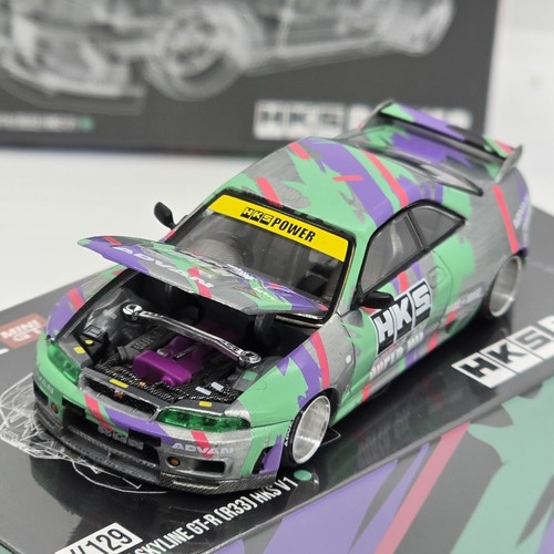 CHASE] KAIDO HOUSE MINI GT NISSAN SKYLINE GT-R (R33) HKS V1