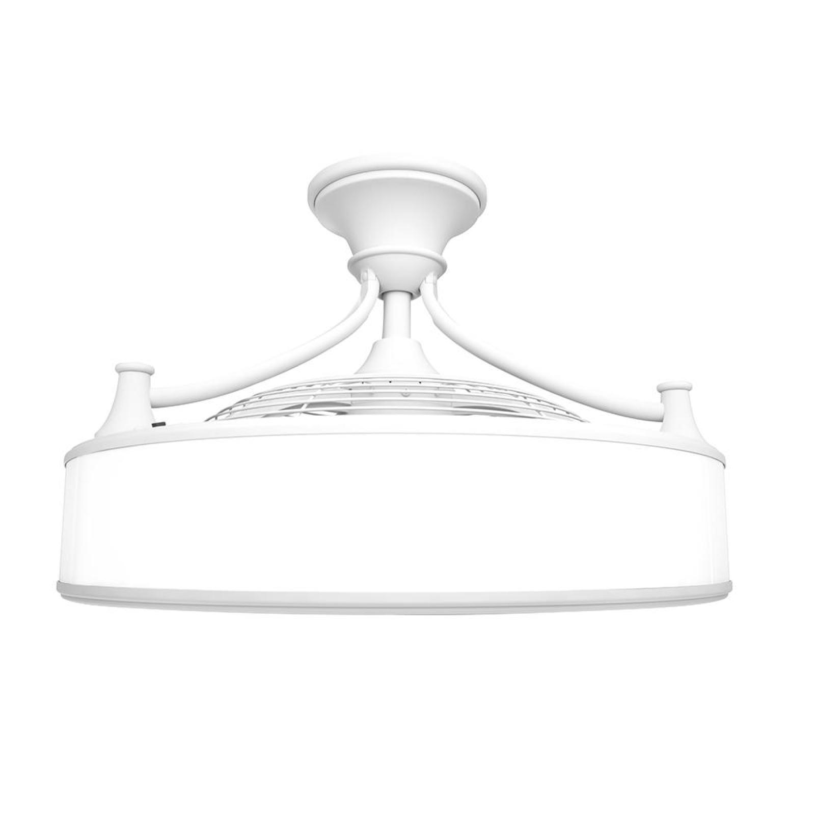 Trendy 22 In Led Indoor Outdoor Ceiling Fan White Remote Flush Indoor Outdoor Ceiling Fan White Remote