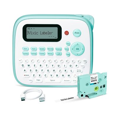 Label Makers-2023 D210S Portable Label Maker Machine with Difference Fonts,Ty...