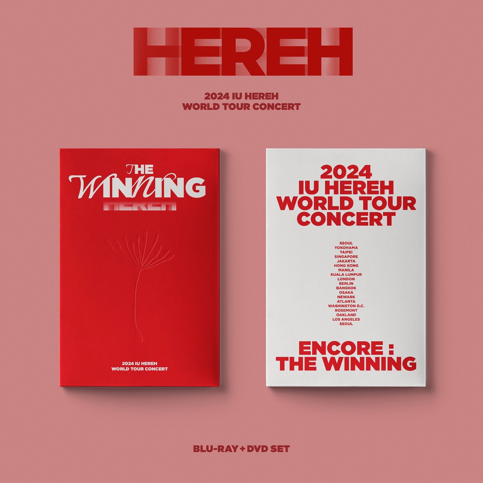 【BRD】2024 IU [HEREH] WORLD TOUR CONCERT IU 2024 HEREH WORLD TOUR CONCERT BLU-RAY 4Disc+Book+P.Card+