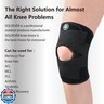 Knee Brace with Side Stabilizers for Knee Pain, Adjustable Knee Support for Meniscus Tear ACL MCL Arthritis Injury Recovery, Breathable Knee Wrap for Men and Women, Workout, Sports (Black, X-Large)