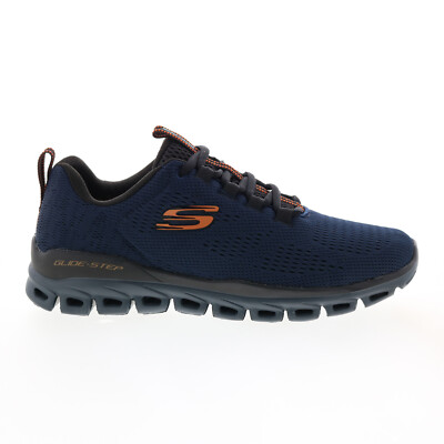

Skechers Glide Step Fasten Up 232136 Мужские синие кроссовки Lifestyle Обувь, Синий, Skechers Glide Step Fasten Up