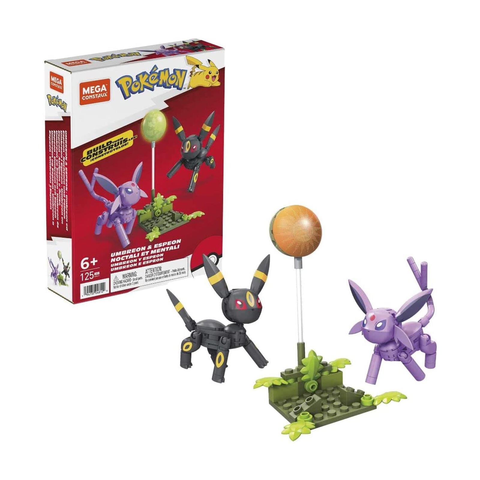 Новый строительный набор Mega Construx Pokemon Umbreon и Espeon В НАЛИЧИИ