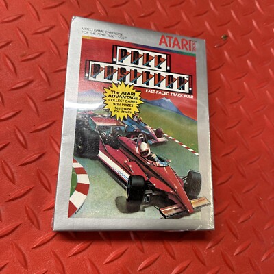 Pole Position (Atari 2600, 1988) Brand New Factory Sealed Silver/Red Box NICE!