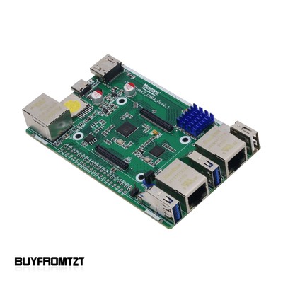 CM4_3 Gigabit Ethernet Expansion Board Programming Interface for RaspberryPi CM4