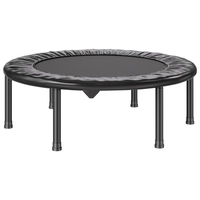 36" Foldable Mini Fitness Trampoline Adults Indoor Exercise Rebounder