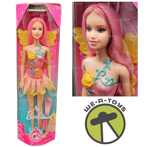 Barbie Fairy Doll with Tutu and Wings Multilingual 2008 Mattel