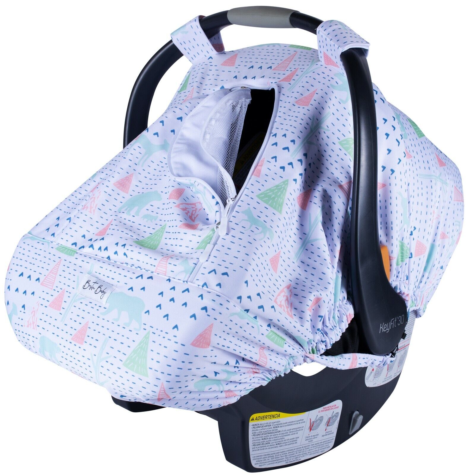 Bristin Baby Car Seat Canopy Stroller Cover for Infant Boy a