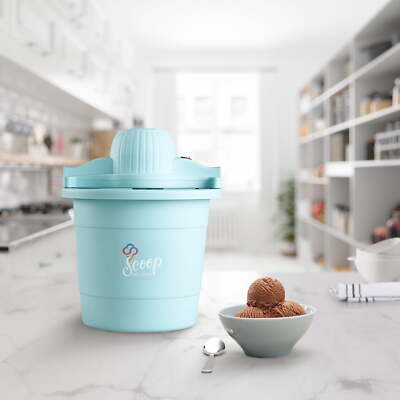 4-Quart,13.8 Inches Tall Ice Cream Machine, Gelato, Frozen Yogurt & Sorbet Maker