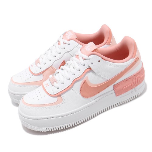 Женская повседневная обувь Nike Wmns AF1 Shadow Air Force 1 из белого и розового кварца CJ1641-101