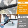 Horse Water Heater - 500W De-icer for 50 Gallon Cows Sheep Livestock Water Trough Tank Bird Bath, Chicken Water Heater Winter Outdoor Thermostatic Control Aluminum Painted PTFE Submersible Heater