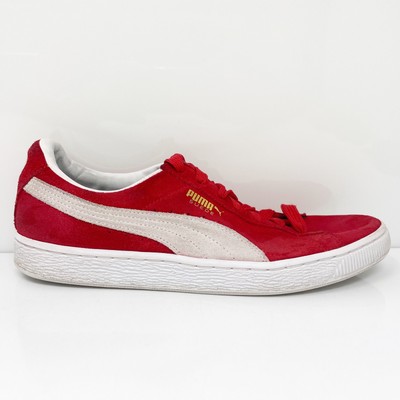 

Puma Mens Suede Classic 352634 65 Красная повседневная обувь Кроссовки Размер 8, Красный, Suede Classic