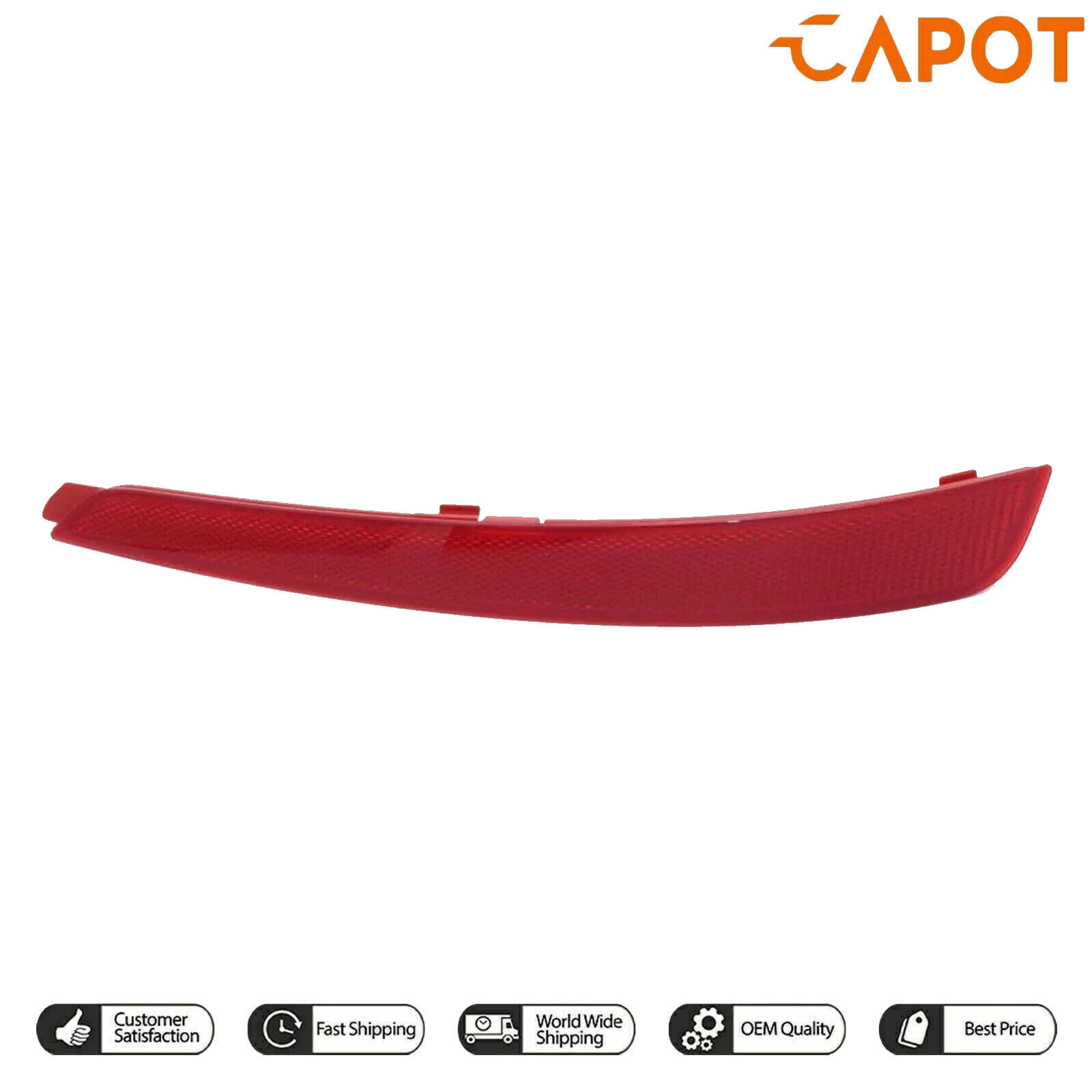 For Skoda Octavia MK3 Hatchback Rear Bumper Reflector Red Right Side 5E5945106