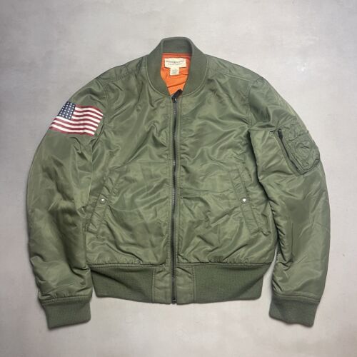 Denim & Supply Ralph Lauren Reversible USA Flag Bomber Denim & Supply Ralph Lauren Reversible USA Flag Bomber