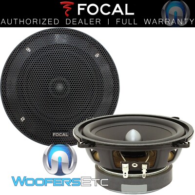 FOCAL W/RSE130 5.25'' 50W RMS 4 OHM MIDBASS DRIVERS FOR COMPONENT SPEAKERS NEW