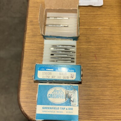 Greenfield 1-72 NF H2 Gun Taps 13206