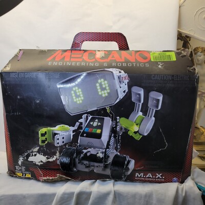 Meccano M.A.X. Engineering Robotics Interactive Artificial Intelligence Program