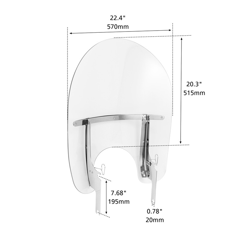 Clear Windshield Windscreen Fits For Harley Davidson Touring Road King 1994-2023