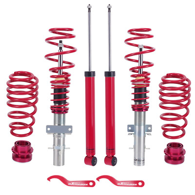 4pcs Coilovers Absorber Shock For Volkswagen Polo Saloon MK4 (9N, 9A4) 2002-2009