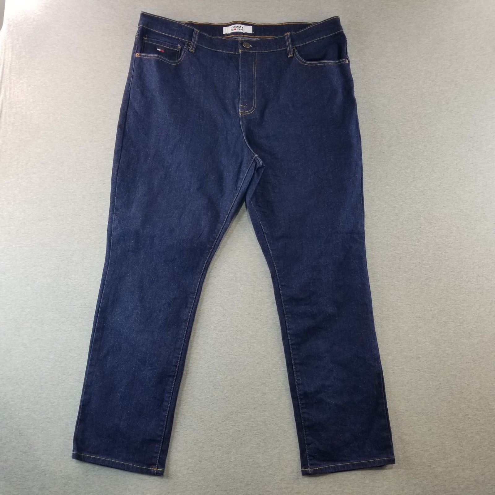 Tommy Hilfiger Jeans Men's Sz 40x30 Dark Wash Nice Quality Normcore Trendy Nice