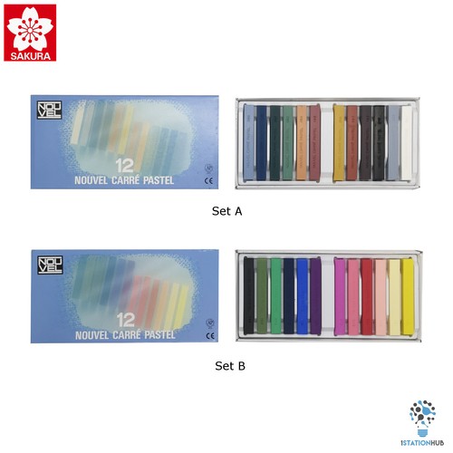 Nouvel Carré Pastel 96 Talens Japan Nouvel Carre Pastel 96 Colors Set Paper Box | eBay
