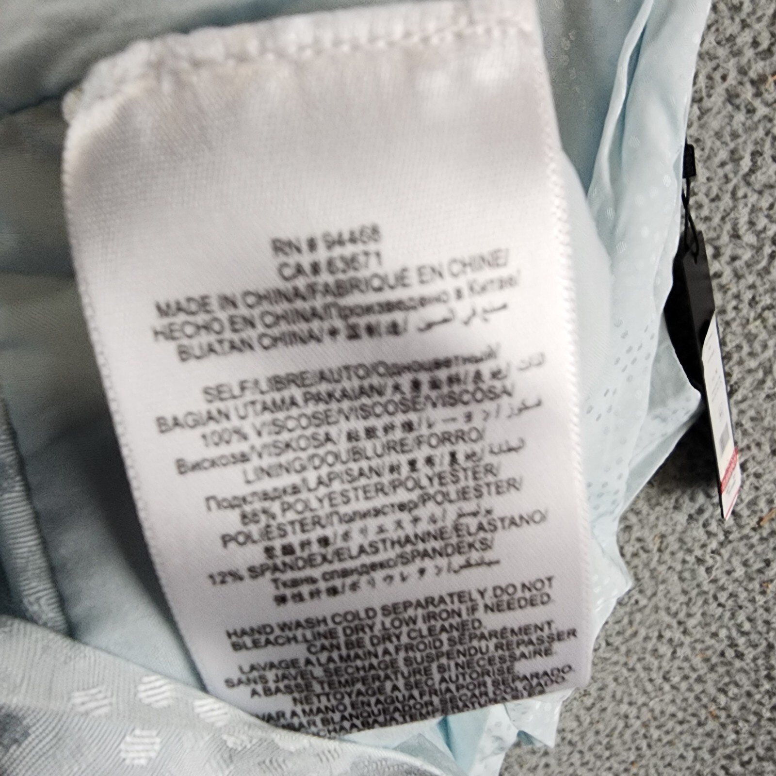 BCBGMAXAZRIA Halter Neck Sleeveless Overdraped Side Tie Top Women's M Blue - Picture 13 of 17