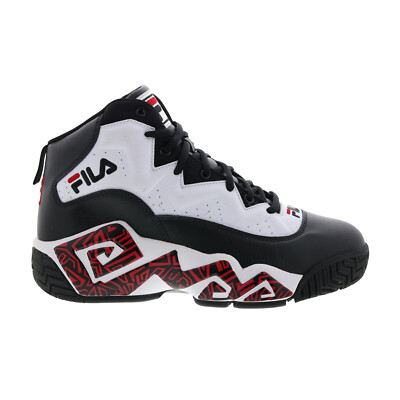 

Fila MB 1BM01267-014 Мужские черные кожаные кроссовки на шнуровке для образа жизни, Черный, Fila MB