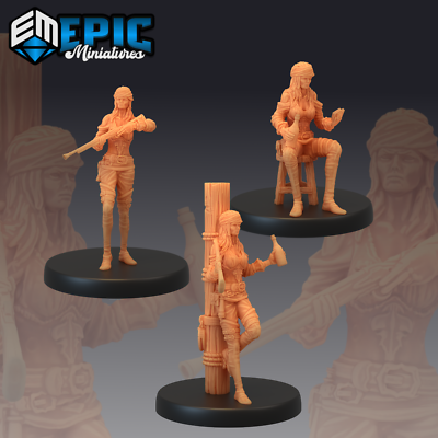 PIRATE GUNNER - Pirates Voyage, Dungeons and Dragons Miniatures, D&D Figures