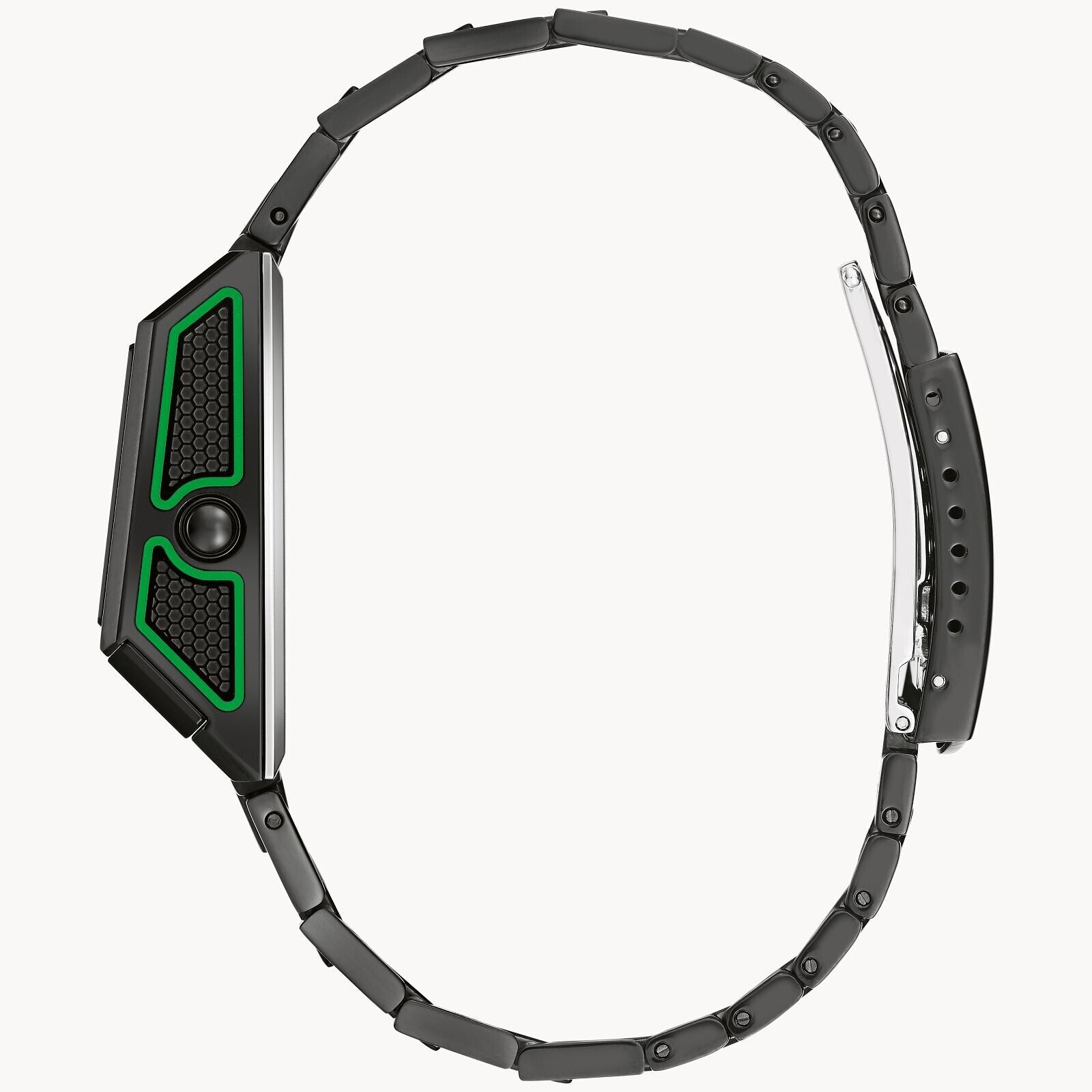 Bulova Computron D-Cave Men's Black Digital Stainless Steel Bulova Computron D-Cave Men's Black Digital Stainless Steel