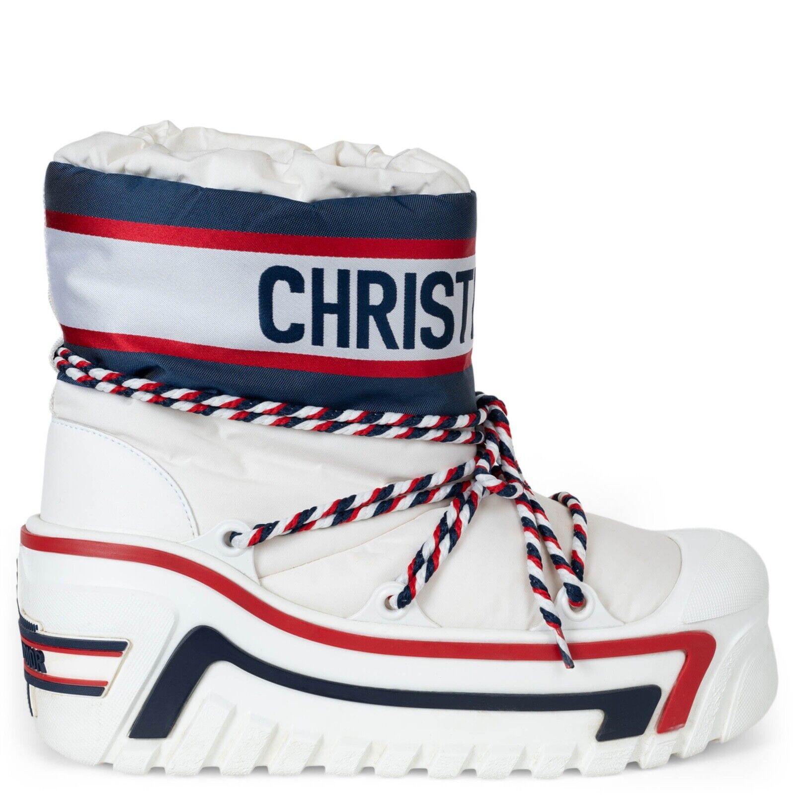 DIOR Women's DIORAlps Snow Boot 'DIOR Oblique - Deep Blue