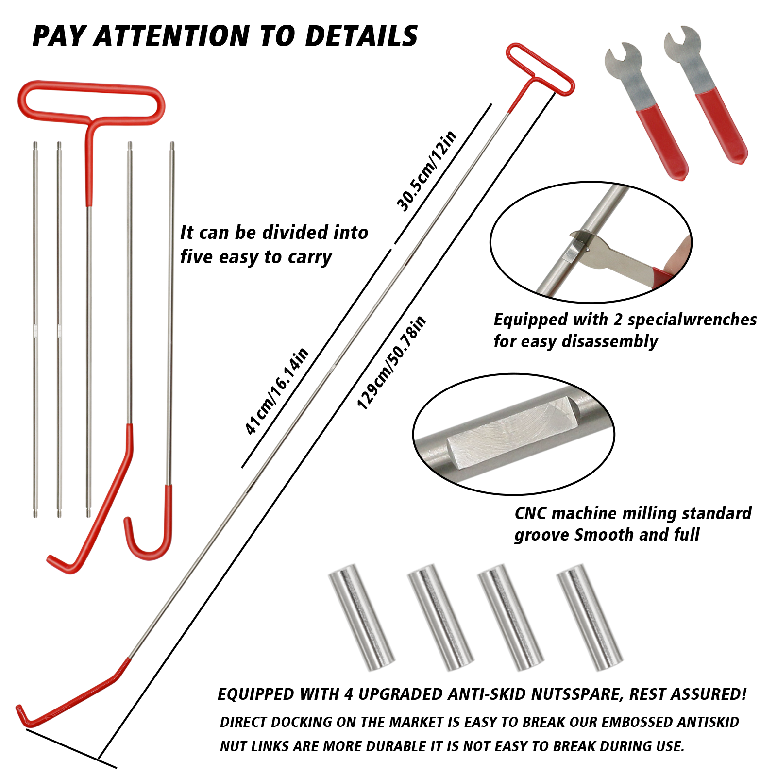 Kit Para Abrir Puerta De Auto Carro, Completo 27 Pc Profesional Long Reach Tools