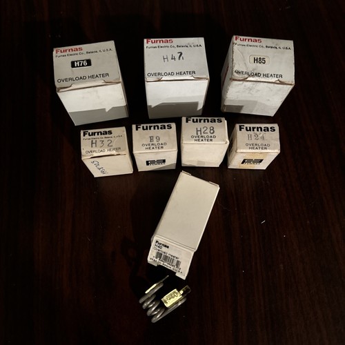 Furnas Type H Thermal Overload Heater Elements Sizes H1 - H86