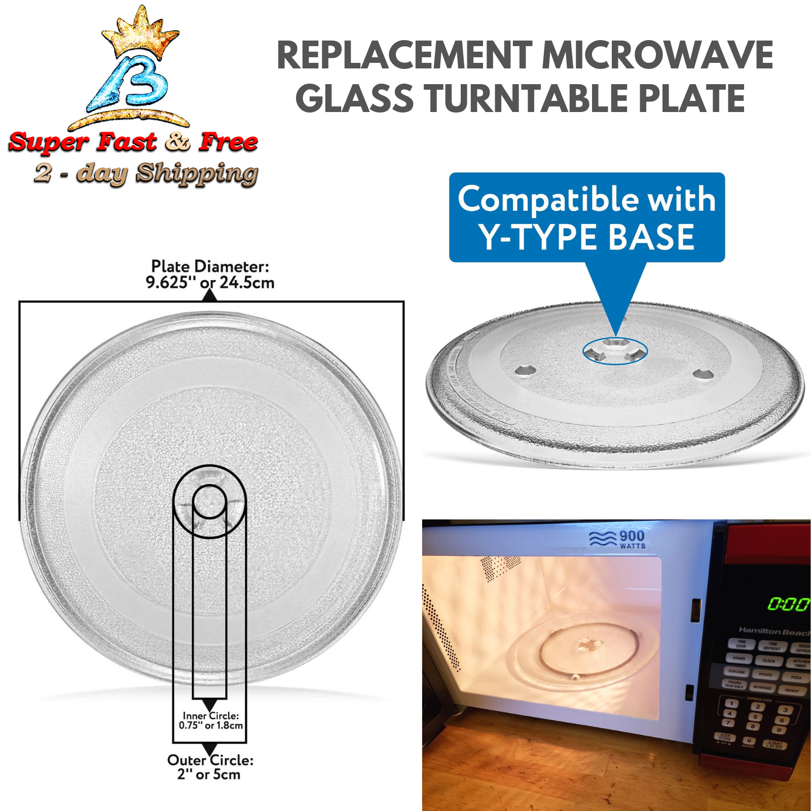 Microwave No Turntable