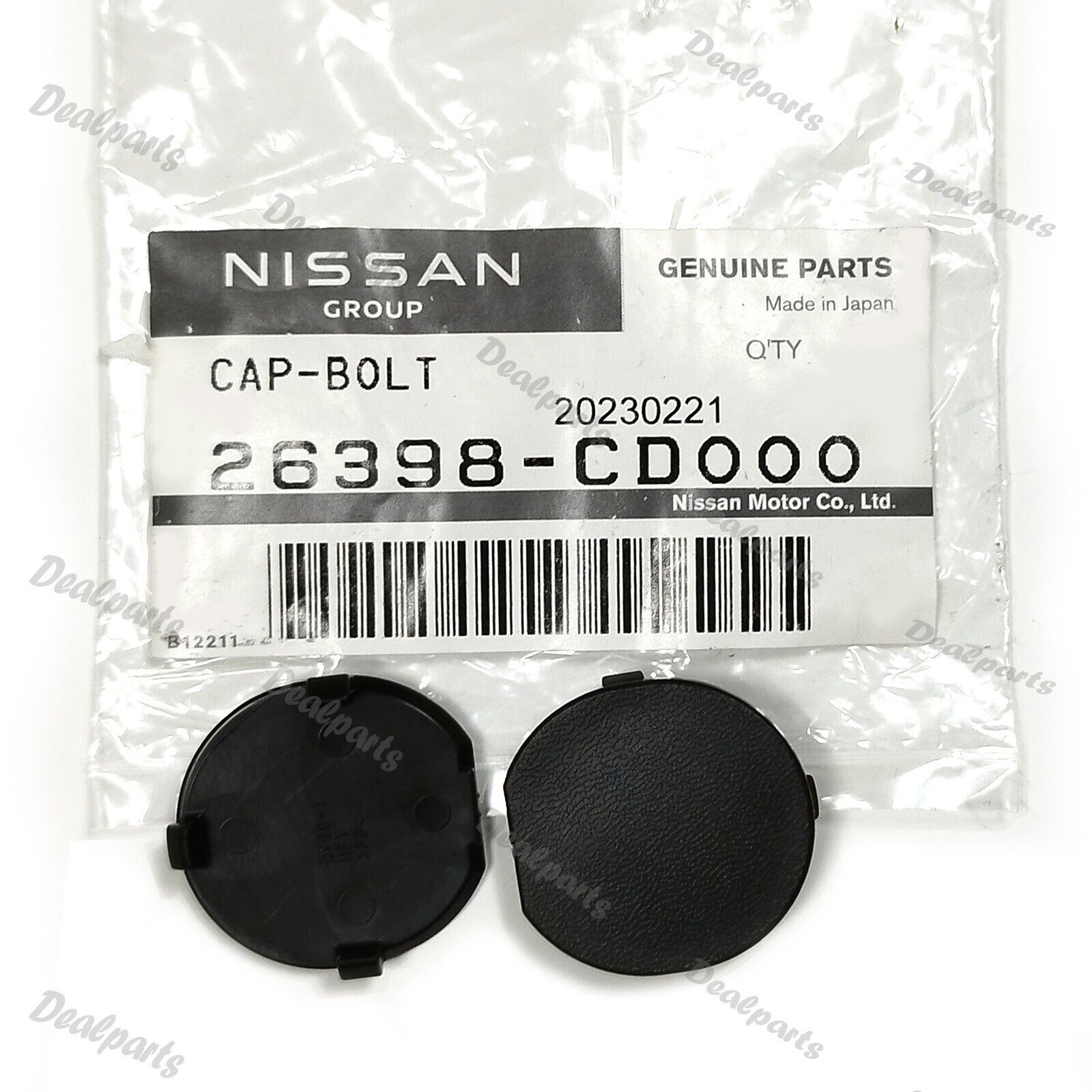 Genuine Nissan 2 pcs of Rear Combination Lamp Cap, 26398 Genuine Nissan 2 pcs of Rear Combination Lamp Cap, 26398