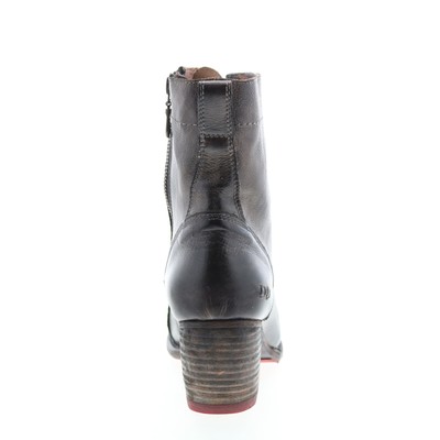 Pre-owned Bed Stu Judgement F385001 Womens Brown Leather Lace Up Casual Dress Boots