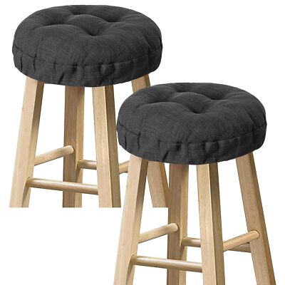 Bar Stool Covers Set Of 2 Round Bar Stool Seat Covers Soft And Cushioned Bar Cha
