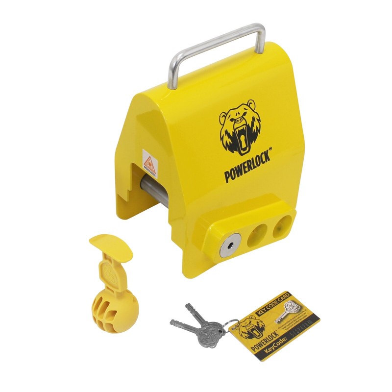 Powerlock T1 Scm AnhÃ¤Nger Kupplungsschloss AnhÃ¤Ngerschloss Schloss Kastenschloss