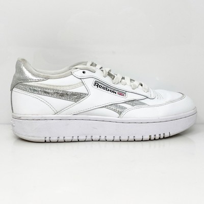 

Reebok Womens Club C Double FY9541 Белая повседневная обувь Кроссовки Размер 9, Белый, Club C Double